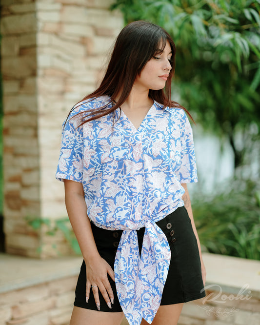 Mahika Block Printed Top