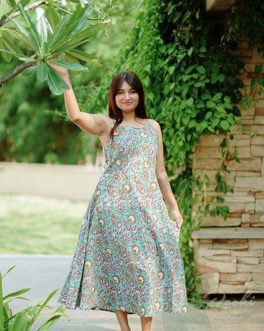 Varuna Block Printed Summer Dress