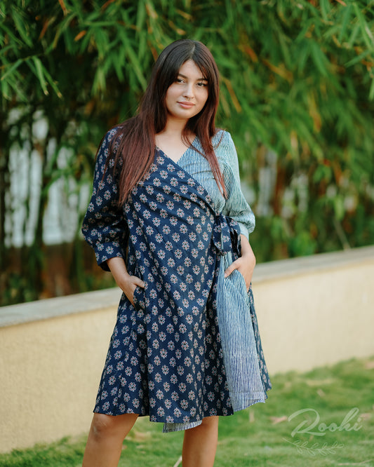 Antara Block Printed Dress