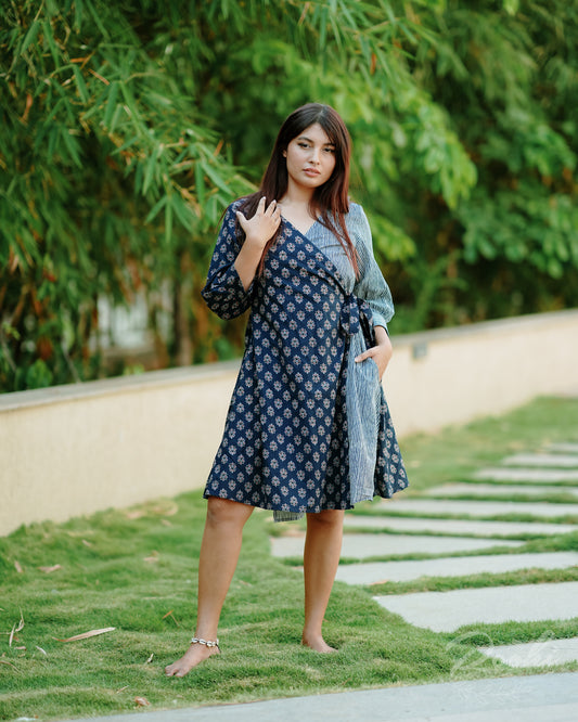 Antara Block Printed Dress