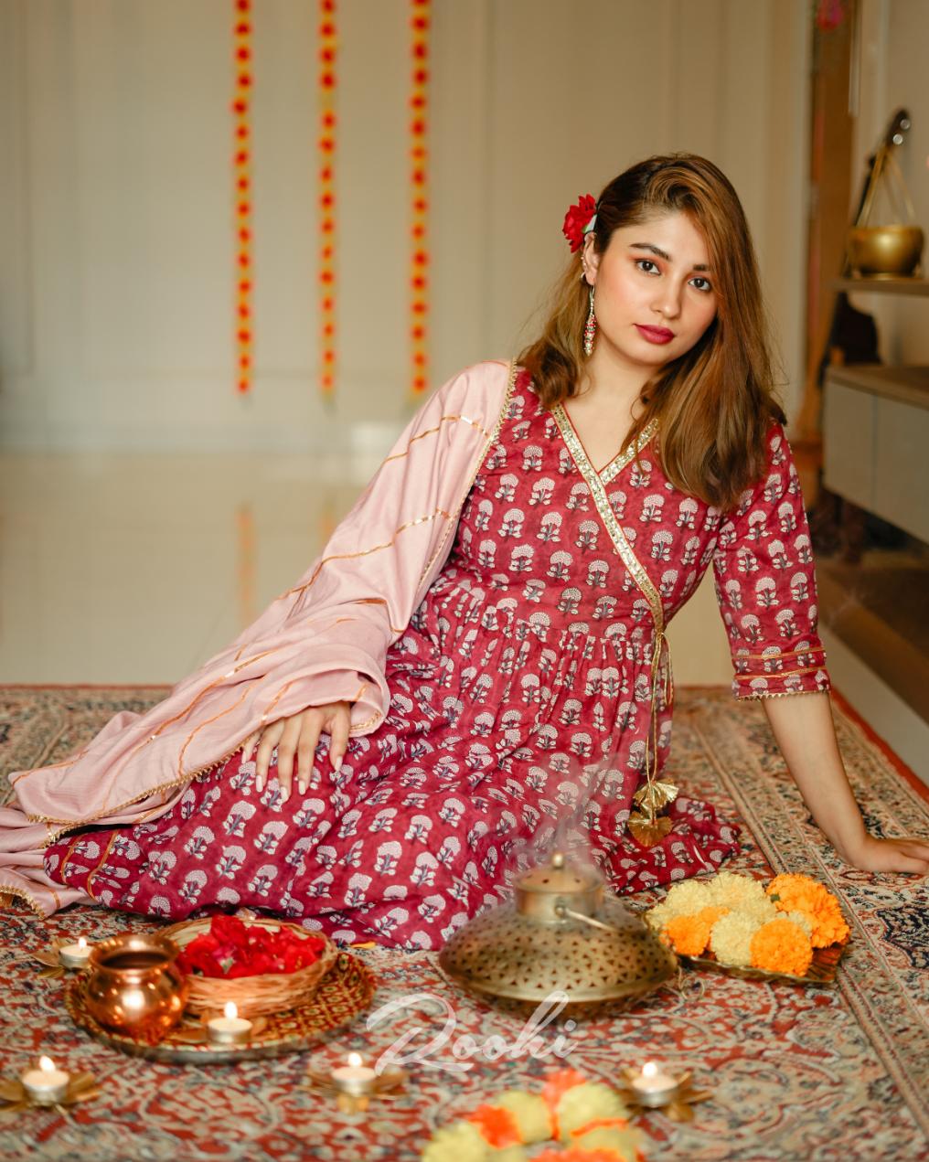 Noor- Block Printed Suit Set