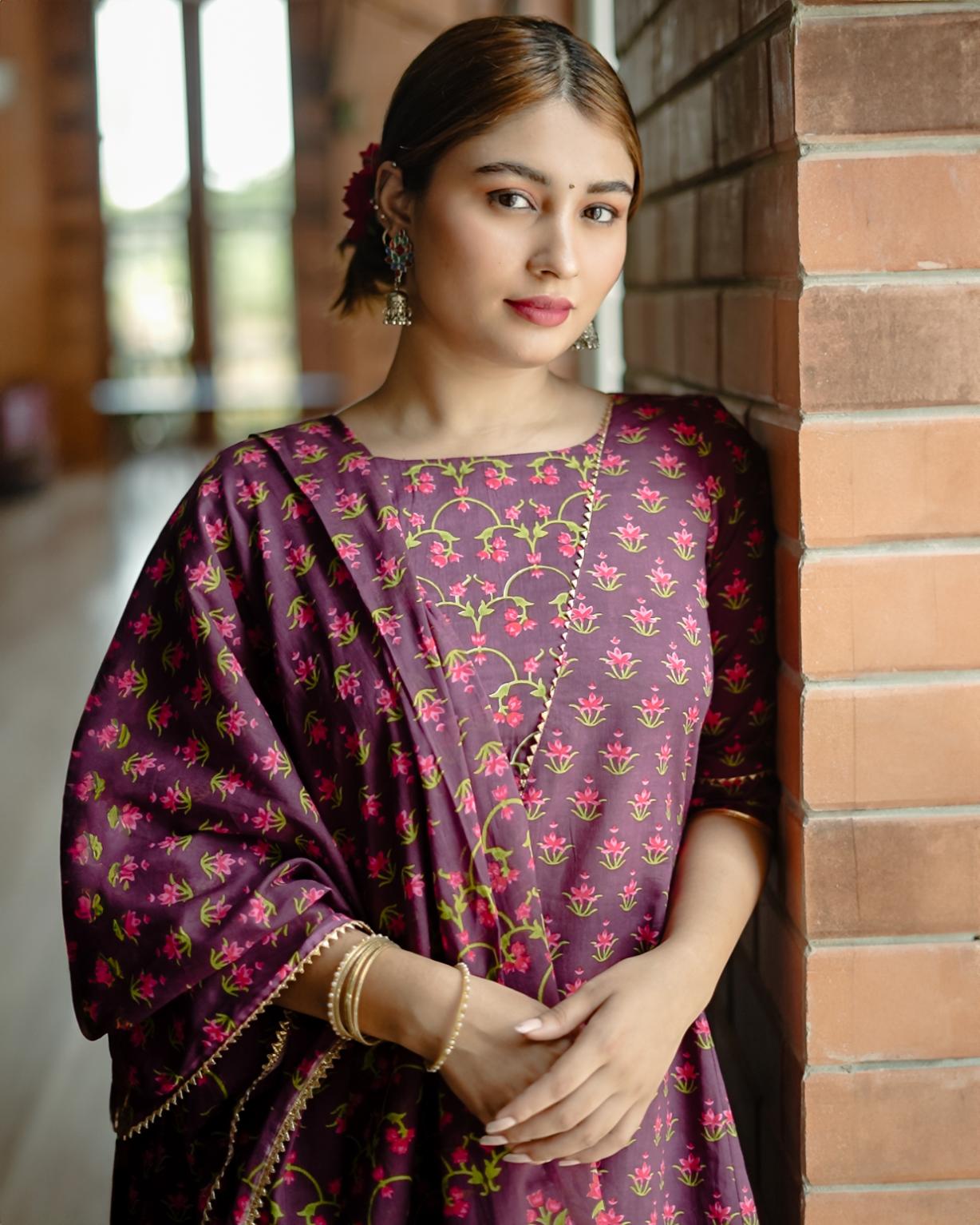 Zoya- Block Printed Suit Set